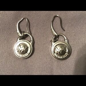 Michael Kors Silver Dangle Earrings